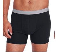 Retro Boxer SLOGGI "men GO ABC 2.0 Short 2P", Herren, Gr. S, schwarz, Single Jersey, Obermaterial: 95% Baumwolle, 5% Elasthan, clean, unifarben, Unterhosen, dezentes, gedrucktes sloggi-Logo am Saum (9