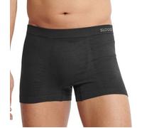 Retro Boxer SLOGGI "GO Smooth Short 2P" Gr. XL, schwarz (black) Herren Unterhosen (47562804-XL) black