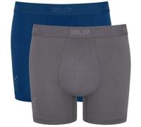Sloggi 2P SLG Base Short Marine/Grau Baumwolle XX-Large Herren