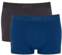 Sloggi 2P SLG Base Trunk Schwarz/Blau Baumwolle Small Herren