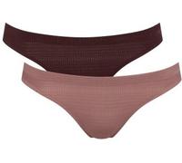 Sloggi 2P ZERO Motion Mini Brief Braun Polyester Small Damen