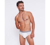 Sloggi Herren Brief GO ABC 2.0 – Bio-Baumwolle, 2er Pack, Weiss, Größe S