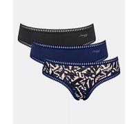 sloggi - sloggi GO Crush Hipster C3P blau - Gr. - L
