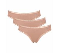 Sloggi 3er Pack GO Crush Mini-Slip Bio-Baumwolle Cameo Brown M