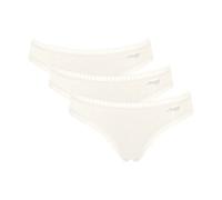 Sloggi 3er Pack GO Crush Mini-Slip Bio-Baumwolle Weiss S