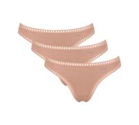 Sloggi 3er Pack GO Crush String Bio-Baumwolle Braun S