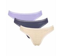 Sloggi 3er Pack GO Crush String Bio-Baumwolle LILAC - LIGHT COMBINATION XS