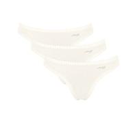 Sloggi 3er Pack GO Crush String Bio-Baumwolle Weiss S