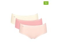 Sloggi 3er-Set: Pantys "Basic+" in Rosa - Größe 36 | Damen Unterteile