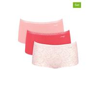Sloggi 3er-Set: Pantys "Go Crush" in Pink - Größe S | Damen Unterteile
