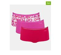 Sloggi 3er-Set: Pantys in Pink - Größe XL | Damen Unterteile