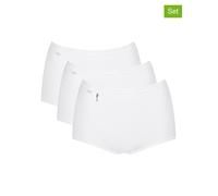 Sloggi 3er-Set: Pantys in Weiß - Größe 44 | Damen Unterteile