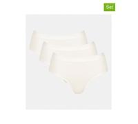 Sloggi 3er-Set: Pantys in Weiß - Größe XS | Damen Unterteile