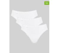 Sloggi 24/7 Cotton Lace Tai 3er Pack white - 40