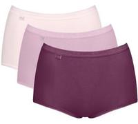 Sloggi 3P Basic Plus Maxi Colored Hellrosa Baumwolle 42 Damen