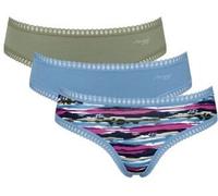 Sloggi 3P GO Crush Hipster Briefs Blau/Grün Baumwolle X-Large Damen