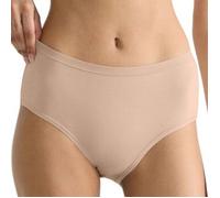 Midislip SLOGGI "GO Daily Cotton", Damen, Gr. XXL, new beige, Single Jersey, Obermaterial: 95% Baumwolle, 5% Elasthan, unifarben, körpernah, Unterhosen, Glanz-Effekt Details, weich, Baumwollmix, beque