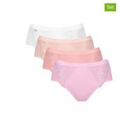Sloggi 4er-Set: Taillenslips "Chic" in Beige - Größe 50 | Damen Unterteile