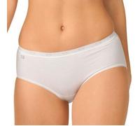 Sloggi 4P Basic Plus Midi Weiß Baumwolle 50 Damen