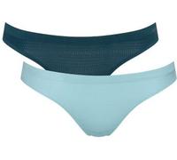 Sloggi 4P ZERO Motion Mini Brief Blau Polyester X-Small Damen