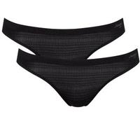 Sloggi 4P ZERO Motion Mini Brief Schwarz Polyester X-Small Damen