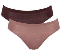 Sloggi 4P ZERO Motion Ultra High Leg Brief Braun Polyester X-Large Damen