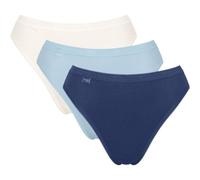 Slip SLOGGI "Basic+ Tai C3P", Damen, Gr. 38, multiple colours 20, Single Jersey, Obermaterial: 95% Baumwolle, 5% Elasthan, Unterhosen, perfekter Sitz (19330424-38) multiple colours 20