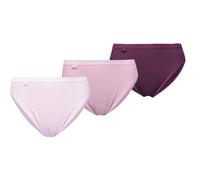 Tai-Slip SLOGGI "Basic+", Damen, Gr. 46, bunt (multiple colours 13), Single Jersey, Obermaterial: 95% Baumwolle, 5% Elasthan, unifarben, körpernah, Unterhosen, perfekter Sitz, hoher Beinausschnitt, gl
