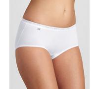 Sloggi Basic Damen Tagwäsche Slip (ohne Bein) Taille weiß Klassiche Form - 44
