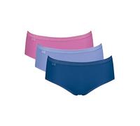 Sloggi Basic+ Midi 3P Mehrfarbig Blau XS - 8, mehrfarbig, 32