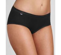 Sloggi Damen Midi-Slip Basic+ 4er Pack, Premium Comfort, 95% Baumw./5% Elasthan, Schwarz, Gr. 44