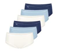 Sloggi - Basic+ - Midi Slip - 6er Pack (42 Blau)