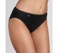 Tai-Slip SLOGGI "Basic+ Tai 4P" Gr. 40, 4 St., schwarz (black) Damen Unterhosen Sloggi perfekt Passform, elastisches Baumwollgewebe (38723015-40)