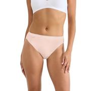 Tai-Slip SLOGGI "Basic+ Tai C3P", Damen, Gr. 40, rot, gelb, Single Jersey, Obermaterial: 95% Baumwolle, 5% Elasthan, unifarben, körpernah, Unterhosen, perfekter Sitz (56913423-40) rot, gelb
