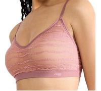 Sloggi Bralette mit Spitzenbesatz in Mauve, Größe XS-M