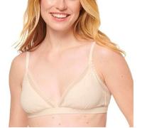 Sloggi BH GO Ribbed Lace Bralette Crème Baumwolle X-Large Damen