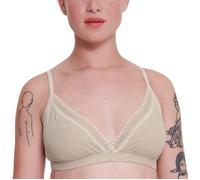 sloggi Damen GO Ribbed R Bralette, Grey Combination, L