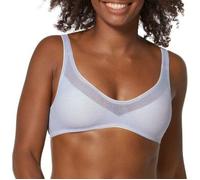 sloggi - Women's Oxygene Infinite Soft Bra - Sport-BH, Gr. S, braun/grau (SilverShadow)