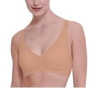 Bügelloser BH SLOGGI "ZERO Feel 2.0 Soft bra" Gr. M, N-Gr, braun (nostalgic brown) Damen BHs (18424800-M) nostalgic brown