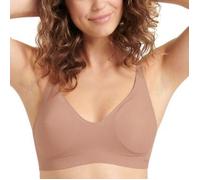 Bustier SLOGGI "ZERO Microfibre 2.0 Bralette" Gr. XL, N-Gr, braun (brown) Damen BHs (59776443-XL) brown