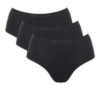 Sloggi Bio Single-Jersey Damen-Hüftslip Go Daily Cotton im 3er-Pack L schwarz