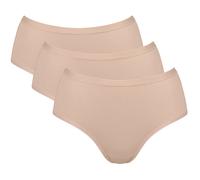 Sloggi Bio Single-Jersey Damen-Hüftslip Go Daily Cotton im 3er-Pack S beige