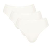 Sloggi Bio Single-Jersey Damen-Slip Go Daily Cotton im 3er-Pack XL wollweiß