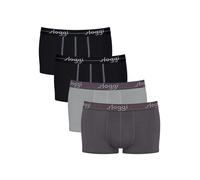 Sloggi Herren Hipster 4er Pack - Start Hipster C4P box, Boxershort, Baumwolle Schwarz/Grau/Schwarz / 2XL XXL Mehrfarbig