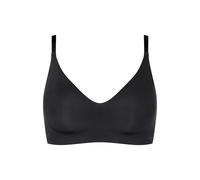 Sloggi Damen Bralette ZERO Microfibre 2.0, nahtlos, herausnehmbare Einlagen, Schwarz Gr. S