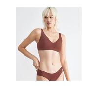 Sloggi Bügelloser BH "Zero Feel 2.0" in Dunkelbraun - Größe XL | Damen Bhs