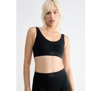 Sloggi BH Double Comfort Top Baumwolle Schwarz Damen Größe 36
