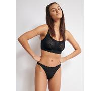 Bustier SLOGGI "ZERO Feel Bliss Top" Gr. L, N-Gr, schwarz (black) Damen BHs (49550359-L) black