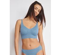 Sloggi Bustier "Zero Feel Bliss" in Blau - Größe XS | Damen Bhs