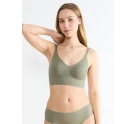 Sloggi Bustier "Zero Feel Bliss" in Grün - Größe XS | Damen Bhs